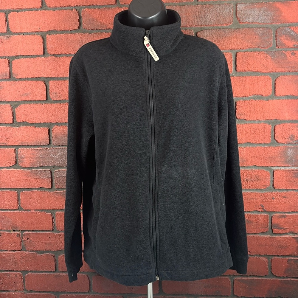 Woolrich Sweatshirt Woman Large Black Fleece